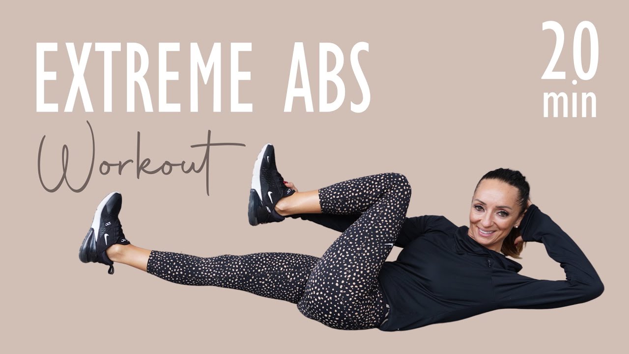 20 MIN EXTREME ABS WORKOUT / Hol dir deinen Sixpack / no equipment | Katja Seifried