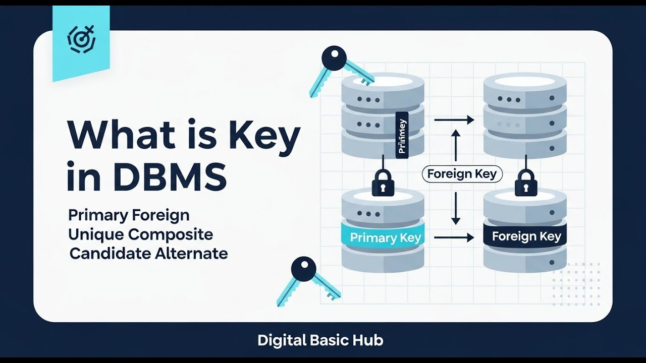 What are Keys in DBMS || Every  Key in DBMS || Digital Basic Hub