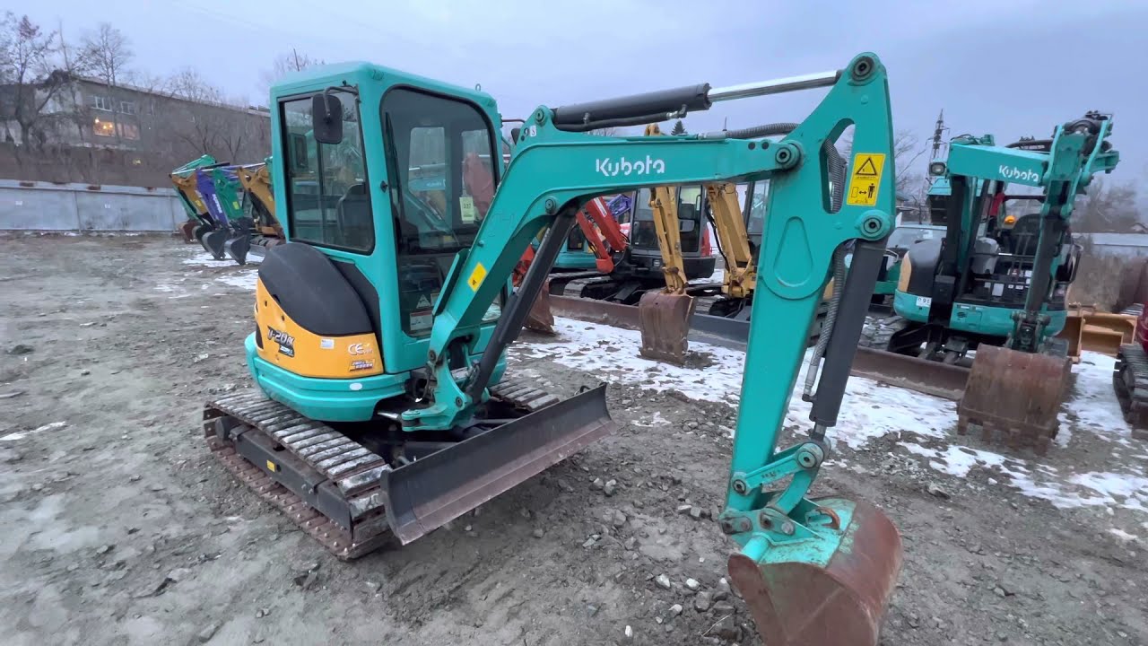 Kubota U20-3A обзор