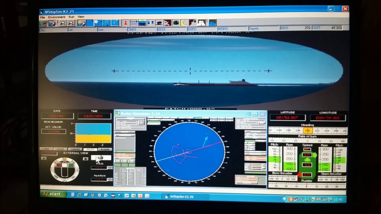 Radar ARPA - Lezione 2 - Crossing situation - La TRIAL Maneuver - Past positions - REL/TRUE Vectors