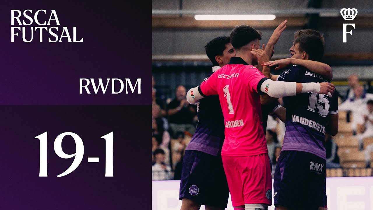 HIGHLIGHTS Belgian Futsal League: RSCA Futsal - RWDM Futsal | 2025-2026