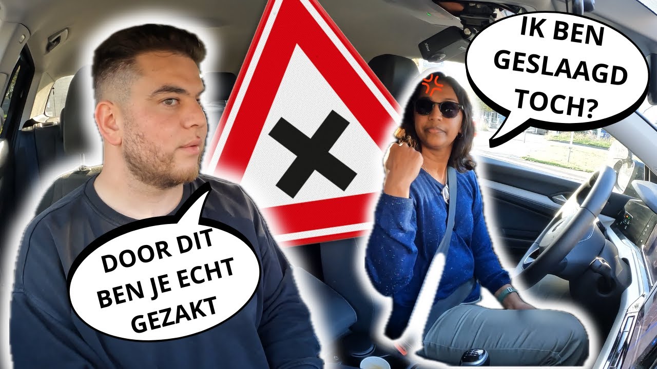 Als je dit verkeerd doet op je praktijkexamen dan was je gezakt..❌| Rijles |