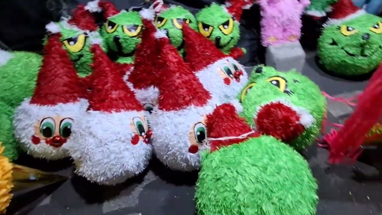 🪅🪅🎅🏻⛄ PIÑATAS PARA LA TEMPORADA NAVIDEÑA 2025 EN EL MERCADO JAMAICA 🪅🎅🏻🪅⛄