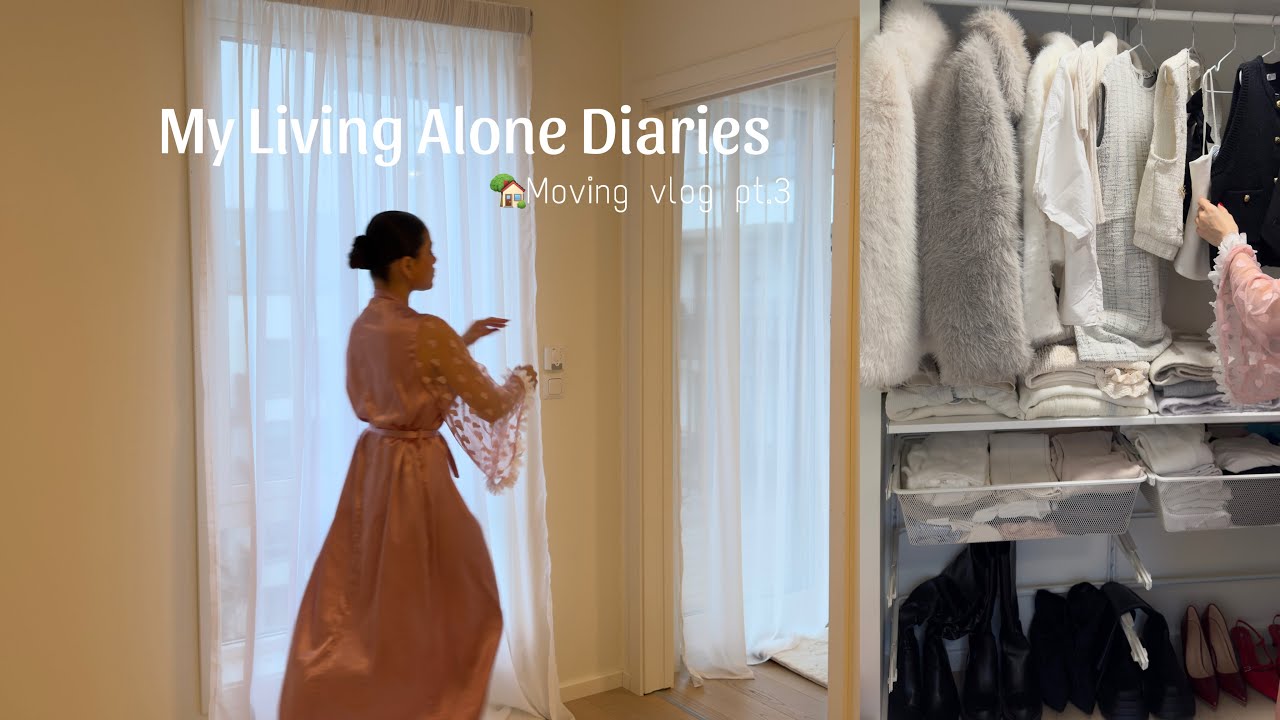My Living Alone Diaries | Moving into my new apartment Pt.3,  Settling in, organising🏡...