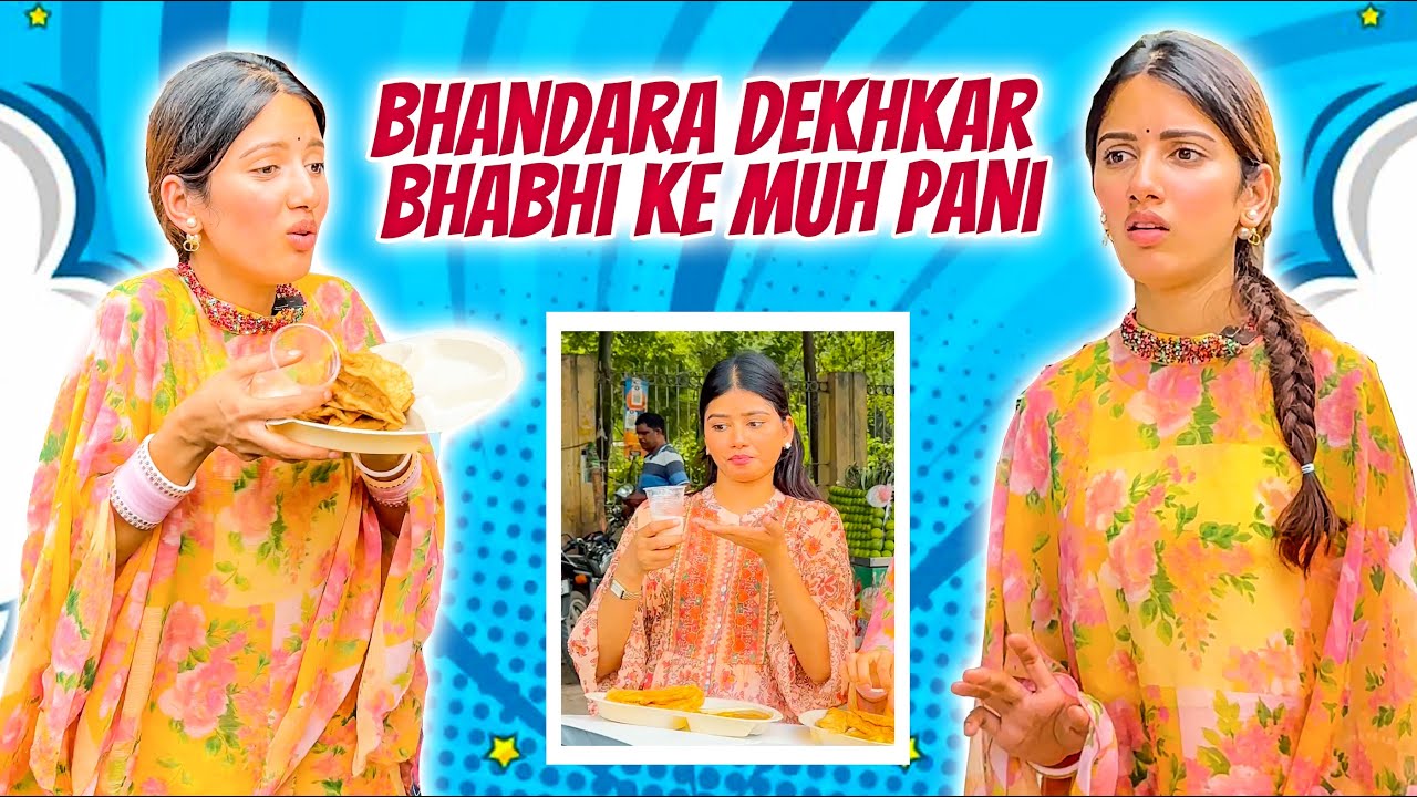 Bhandara Dekhkar Bhabhi ke Muh mai aya pani 😋