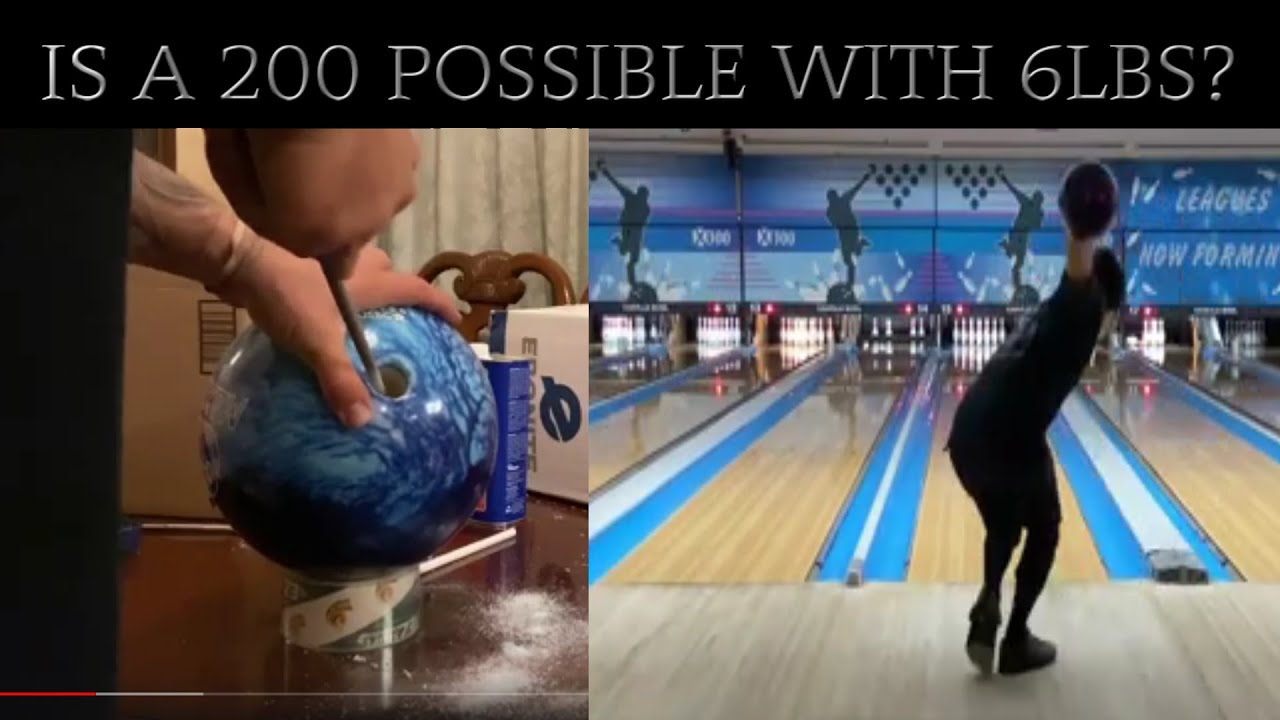 220 Average Bowler Drills and Bowls a Game With a 6lb Ball