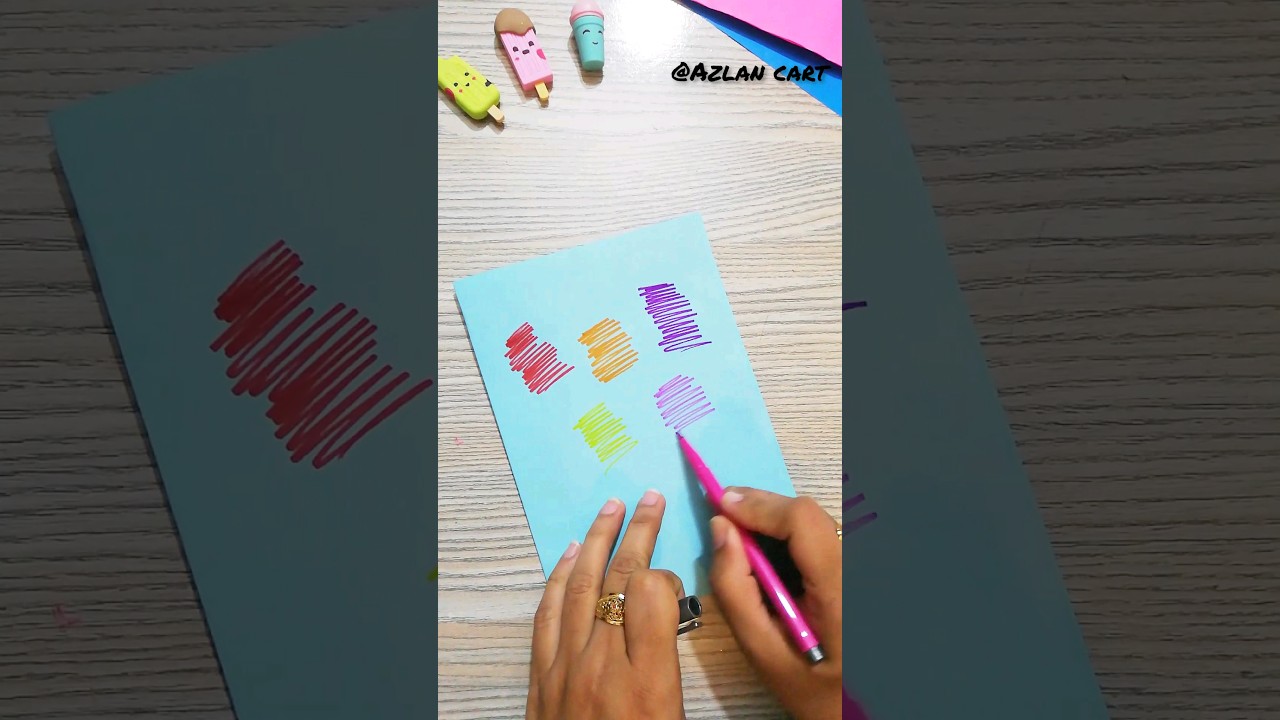 easy flower drawing with cute quote 🌸#ytshorts #shortsfeed #shortvideo #flower#quotes #azlancart