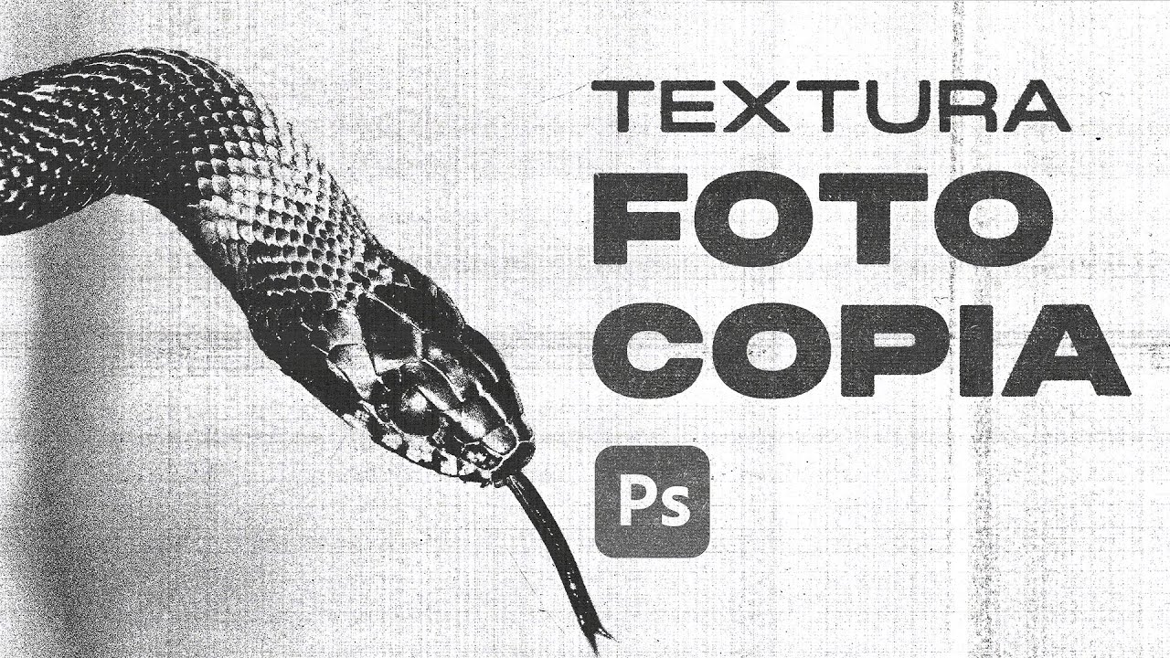 C&oacute;mo hacer el EFECTO TEXTURA DE FOTOCOPIADO F&Aacute;CIL Y R&Aacute;PIDO | TUTORIAL PHOTOSHOP