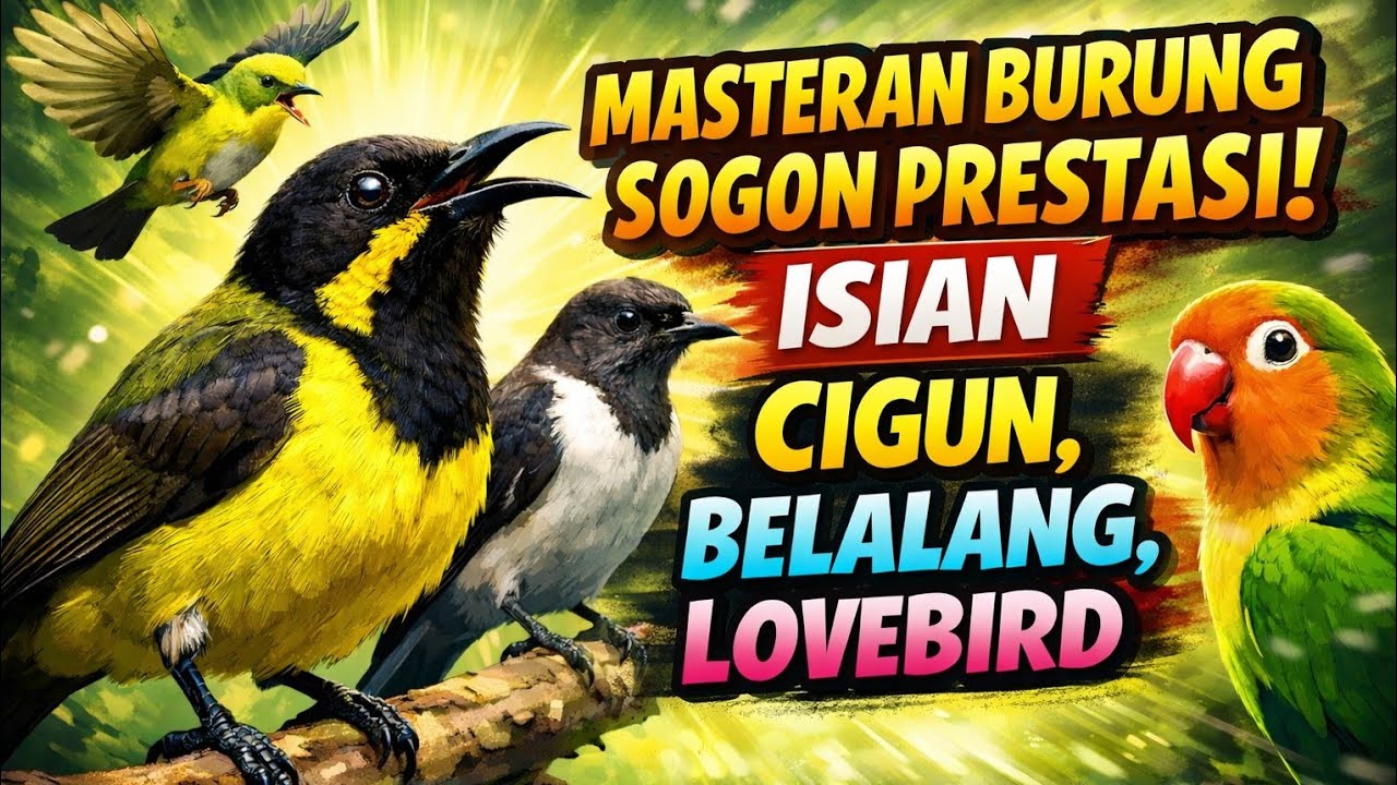 Masteran sogon terbaik !!🔥 Isian mewah