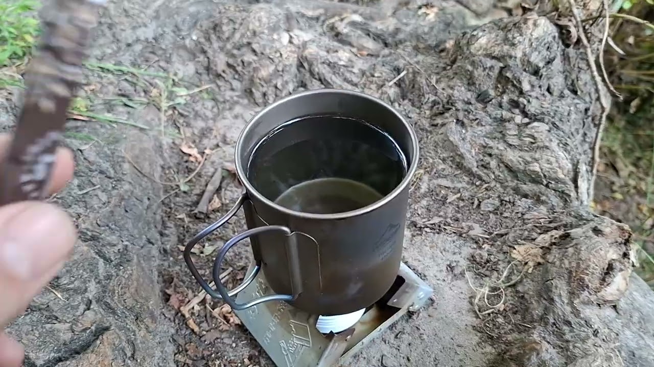 Esbit Pocket Stove + DIY mini alcohol stove test
