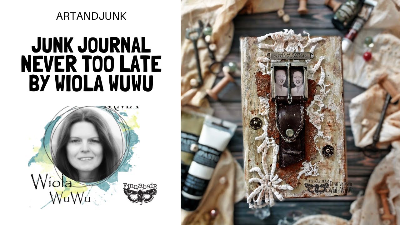 Found Objects Junk Journal Cover - Tutorial