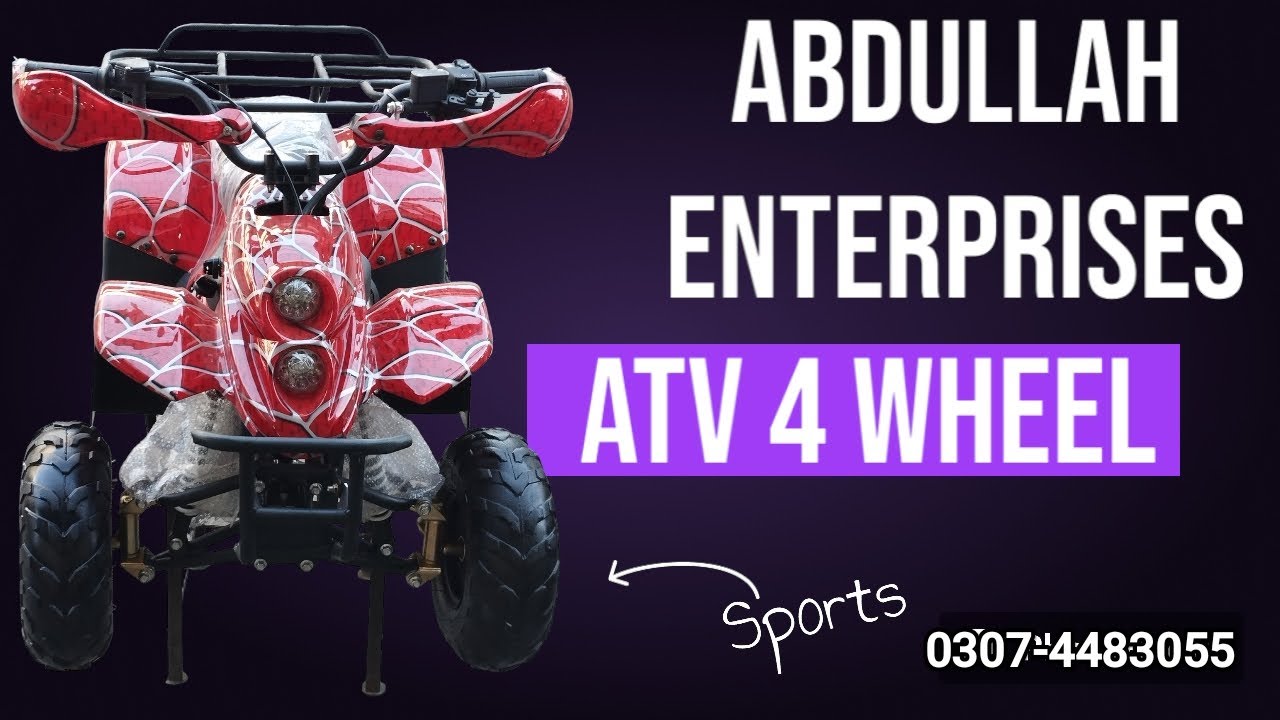 107cc atv quad bike 4 wheel Dubai import recondition refurbished for sale delivery all over Pakistan