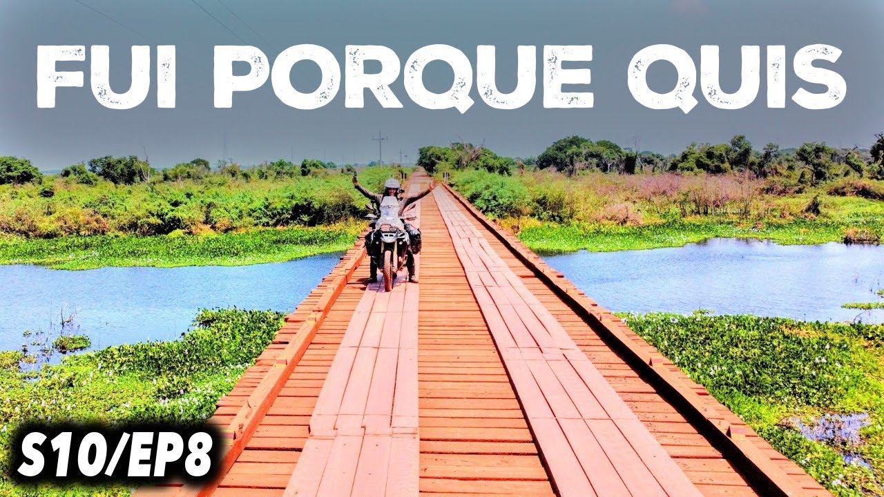 [TRANSPANTANEIRA-MT] PASSEI A NOITE em ÁREA de ONÇA no PANTANAL - PORTO JOFRE de MOTO - S10/EP8
