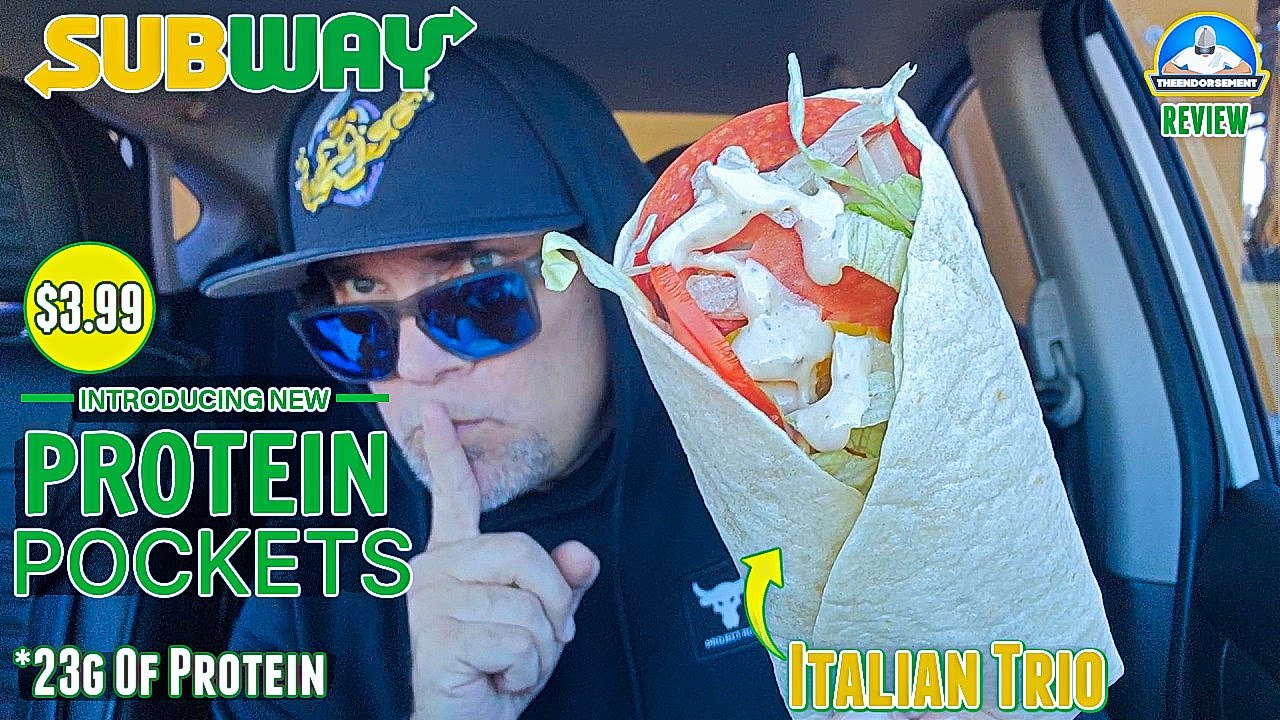 Subway® Italian Trio Protein Pocket Review! 🥙 | More Than 20g Of Protein! | theendorsement
