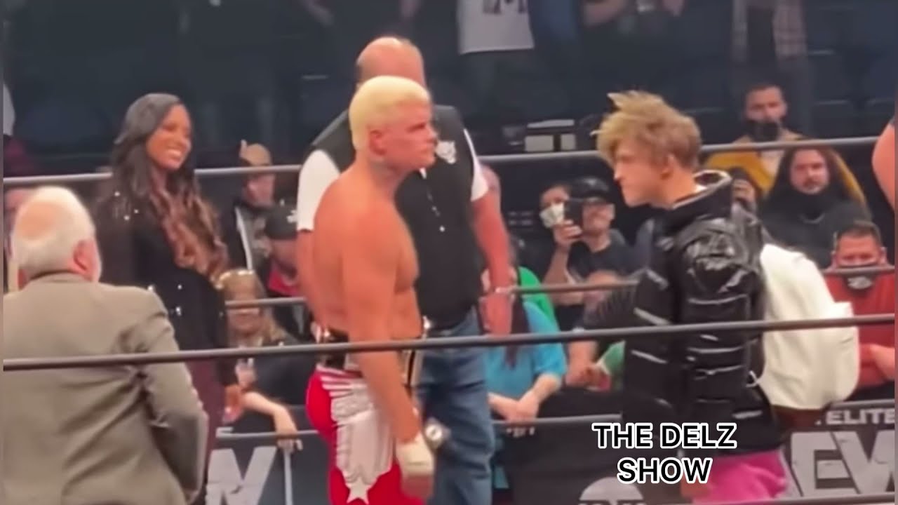 AEW HOOK SMACKS WWE CODY RHODES OFF AIR