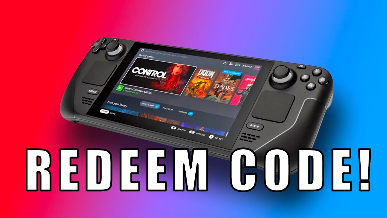 Как использовать коды Steam прямо в Steam Deck!
