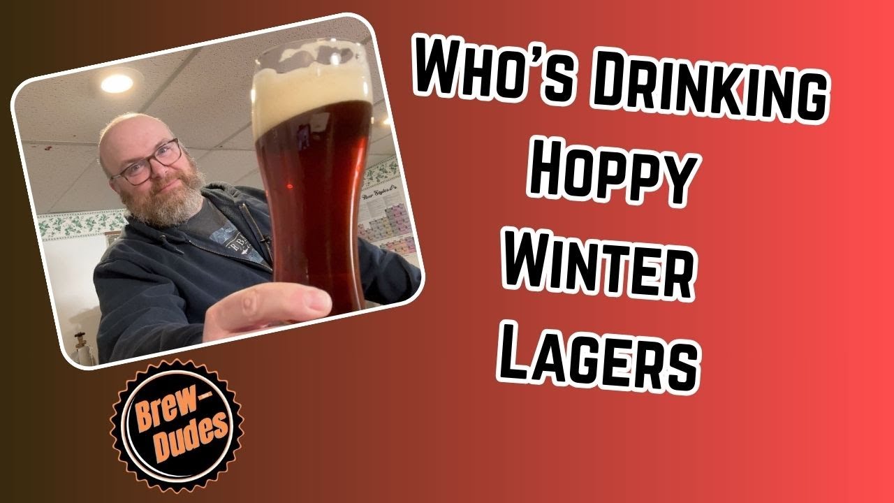 Red Winter Lager Recipe and Tasting - Brew Dudes