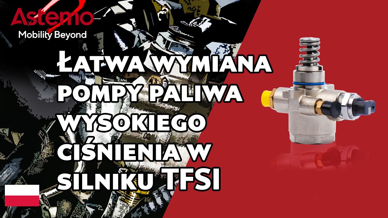 Łatwa wymiana pompy paliwa wysokiego ciśnienia w silniku TFSI | Astemo Aftermarket Germany