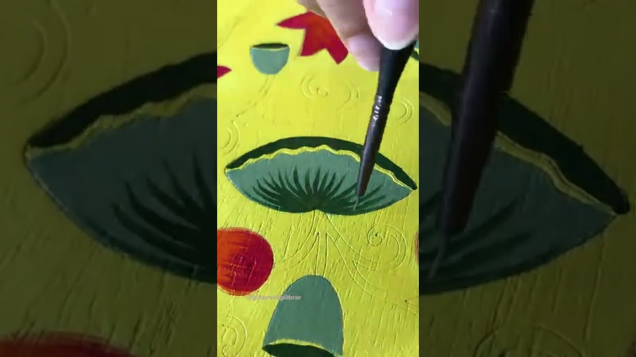 Unleash Your creativity with these Pre marked wooden bases | Easy To Paint #shorts