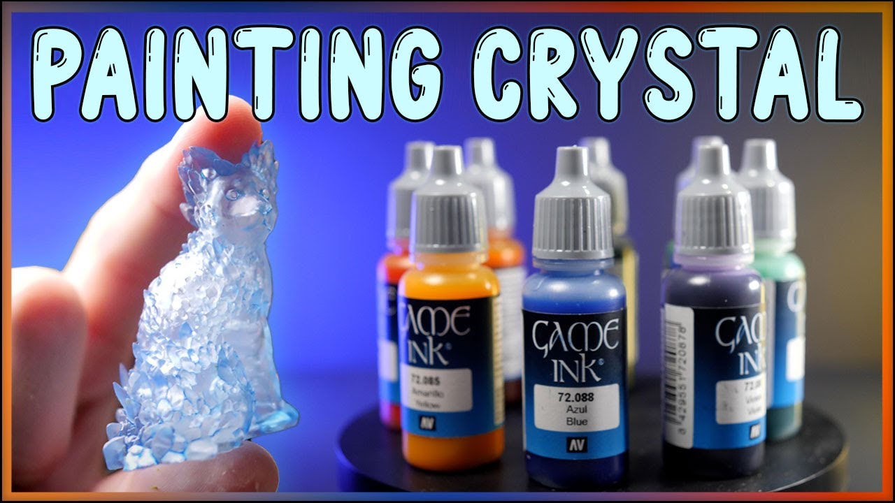 Painting Crystal & Magic Effects Using Vallejo Game Inks