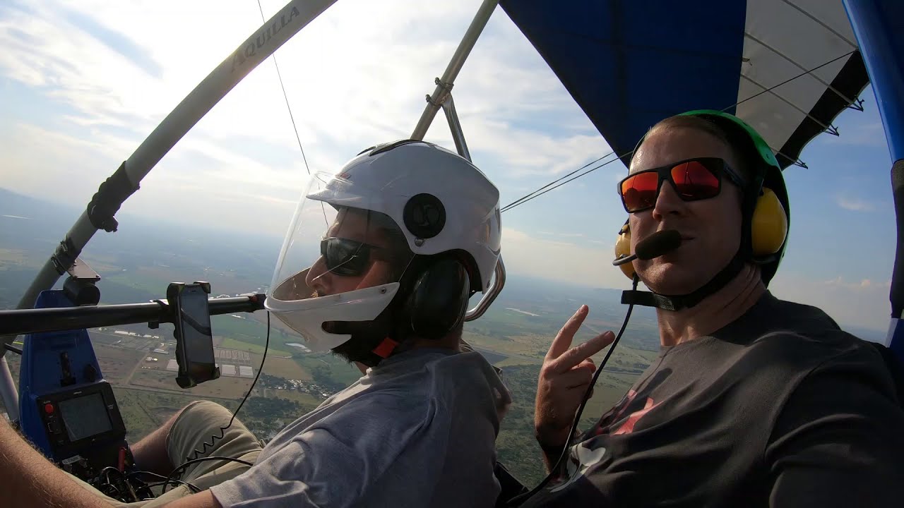 Microlight flight over Hartbeespoort Dam