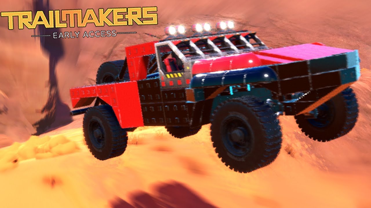 I Built a Trophy Truck So I Could Crash It!- Trailmakers Early Access Gameplay