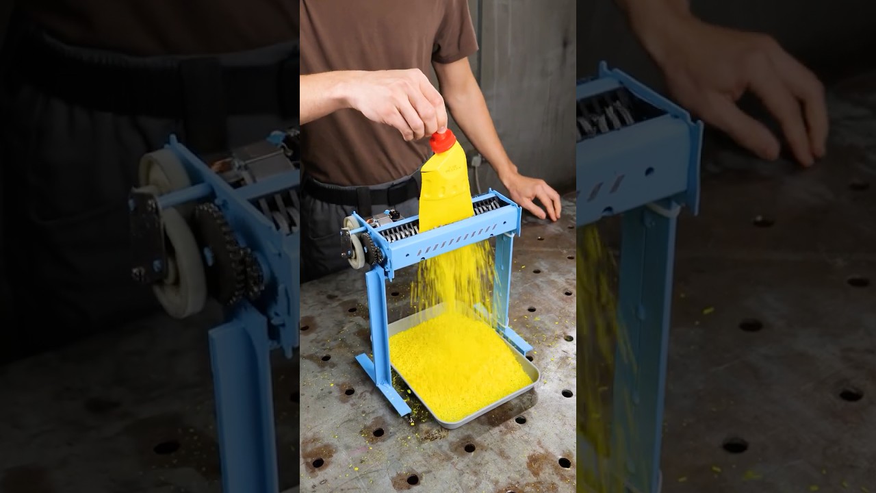 I Recycled Bottles Into Giant LEGO Blocks and Built a House #recycling #3dprinting #satisfying