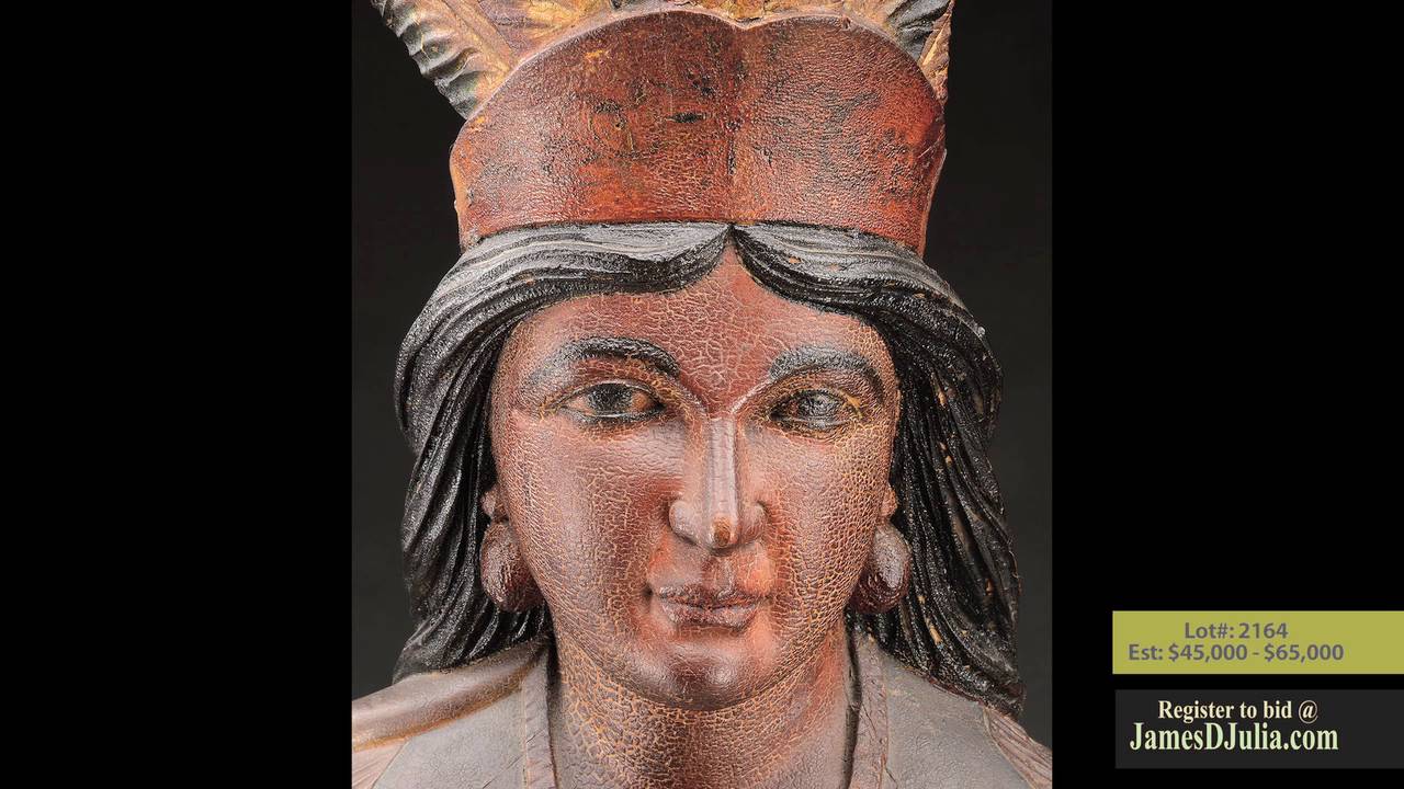James D. Julia’s August 2016 Auction - Featuring Cigar Store Indians