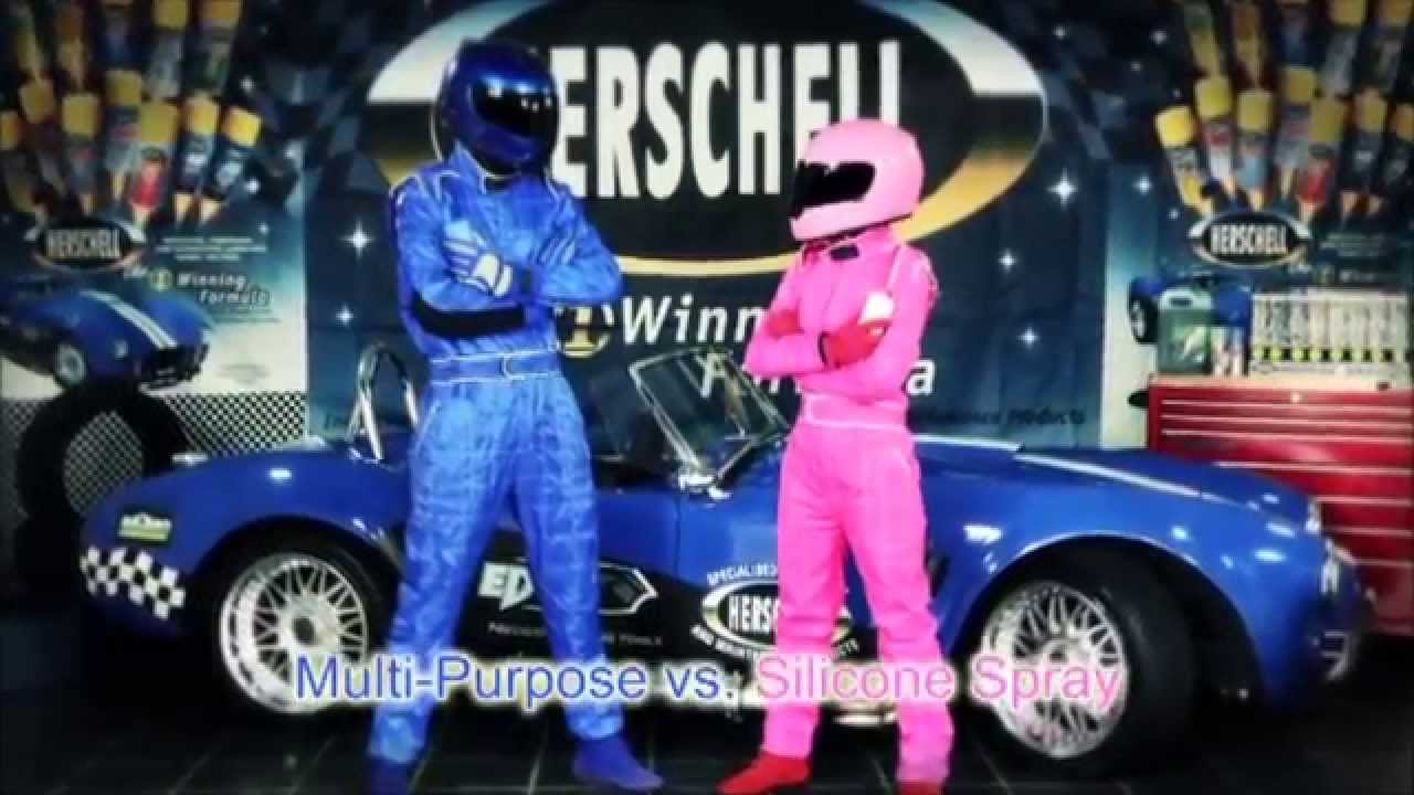 Herschell His & Hers Advert: Multi-Purpose Spray vs. Silicone Spray