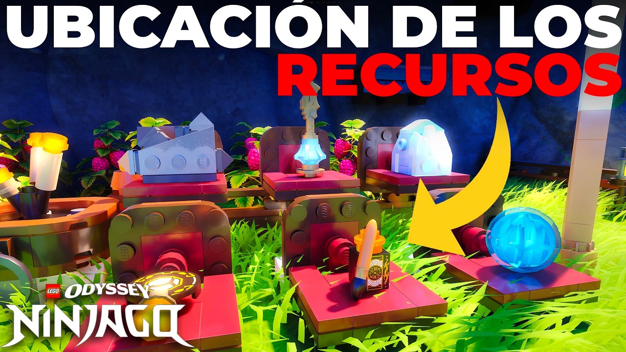 Como encontrar ACEITE de ritual, tintas y más en LEGO Fortnite Ninjago