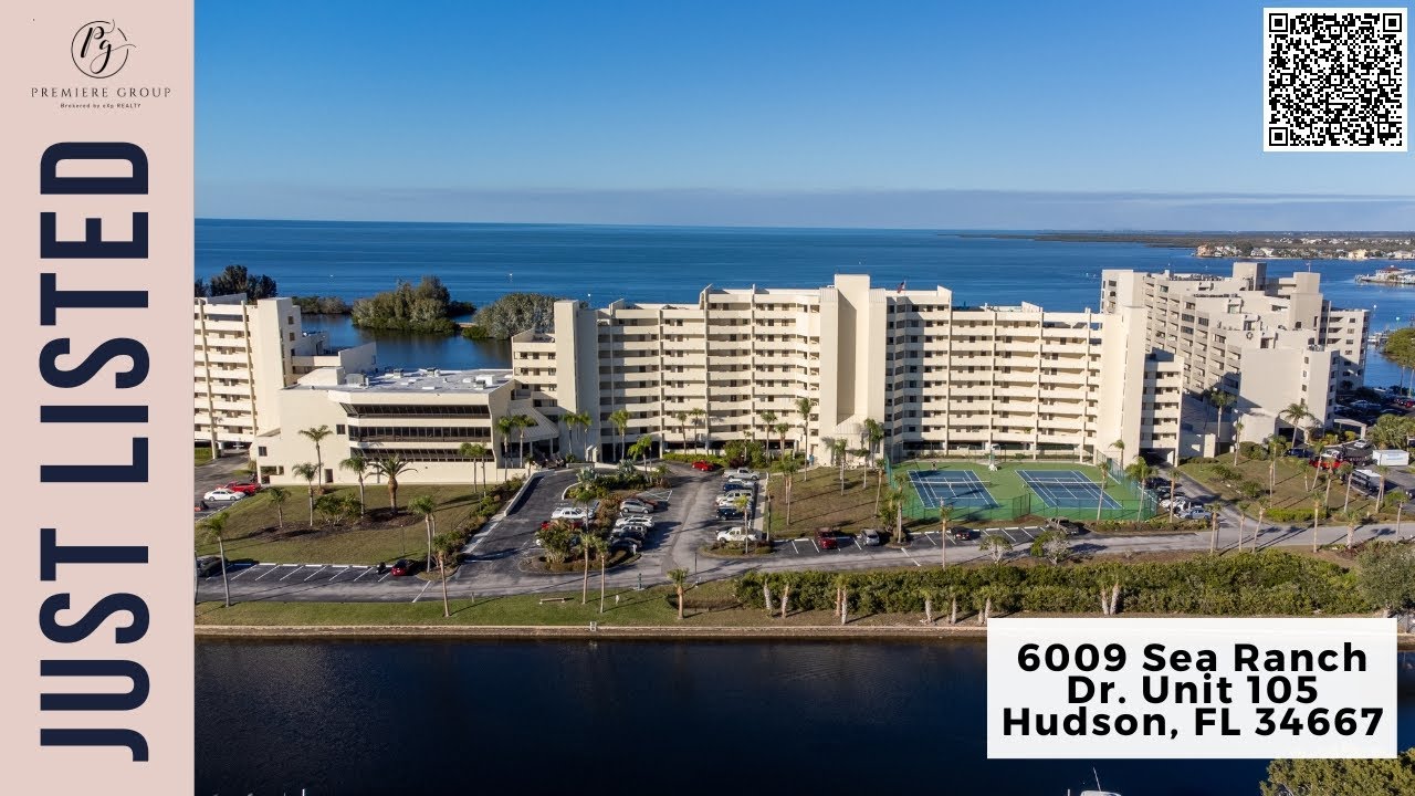 CONDO FOR SALE IN HUDSON FLORIDA WITH WATER VIEWS