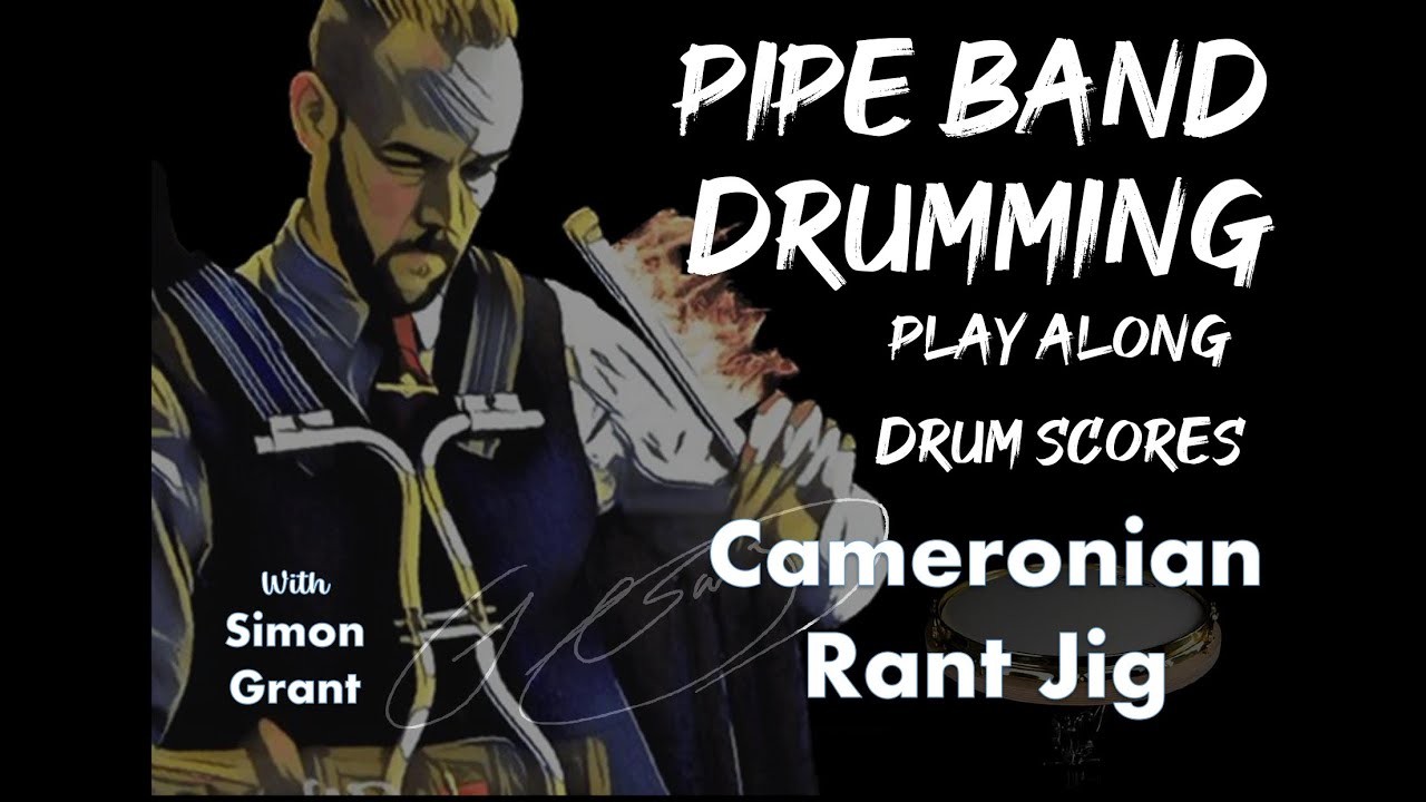 Cameronian Rant Jig - Play Along Advanced Snare Drum Score