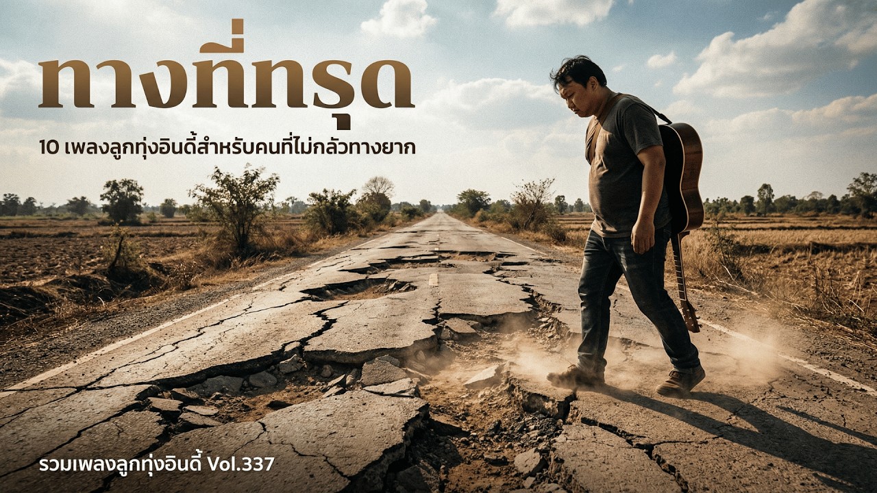 รวมเพลงลูกทุ่งอินดี้ Vol.337 🛣️ ทางที่ทรุด | 10 เพลงซ่อมทางเอง เท้าชินทาง (2026)