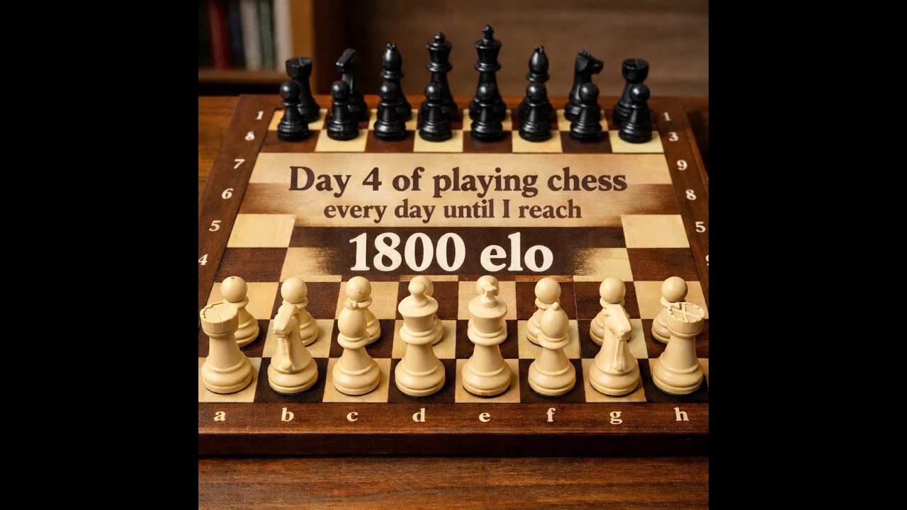 My first Loss? Day 4 of playing chess every day until I reach at 1800 elo