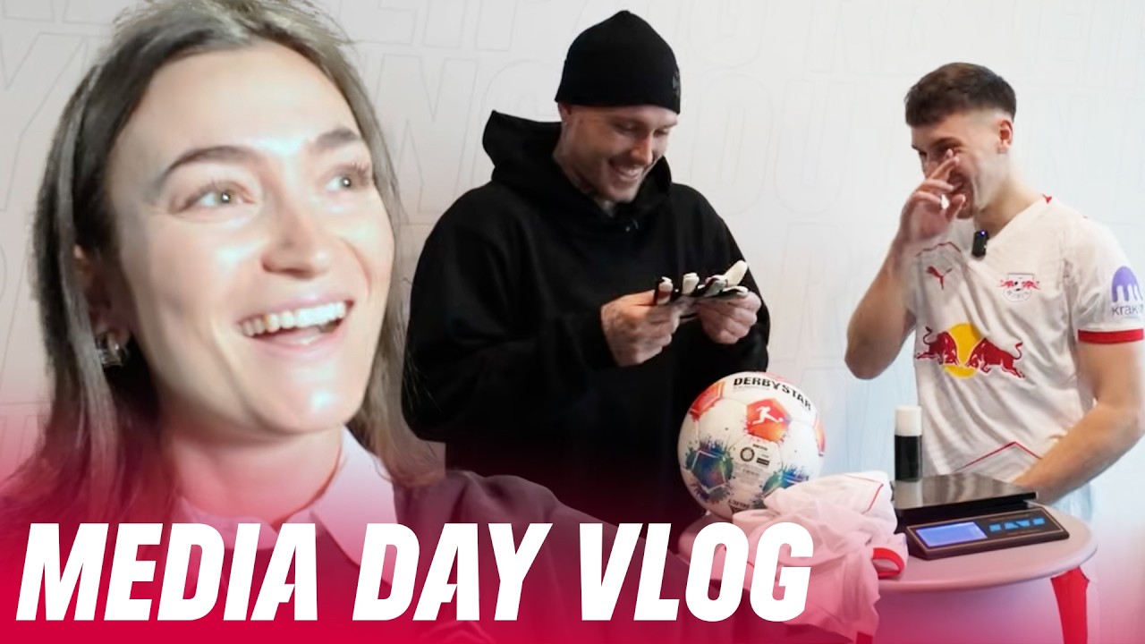 Inside a Bundesliga Media Day: World Cup Vibes, 433 & more | Media Day-Vlog with Clara
