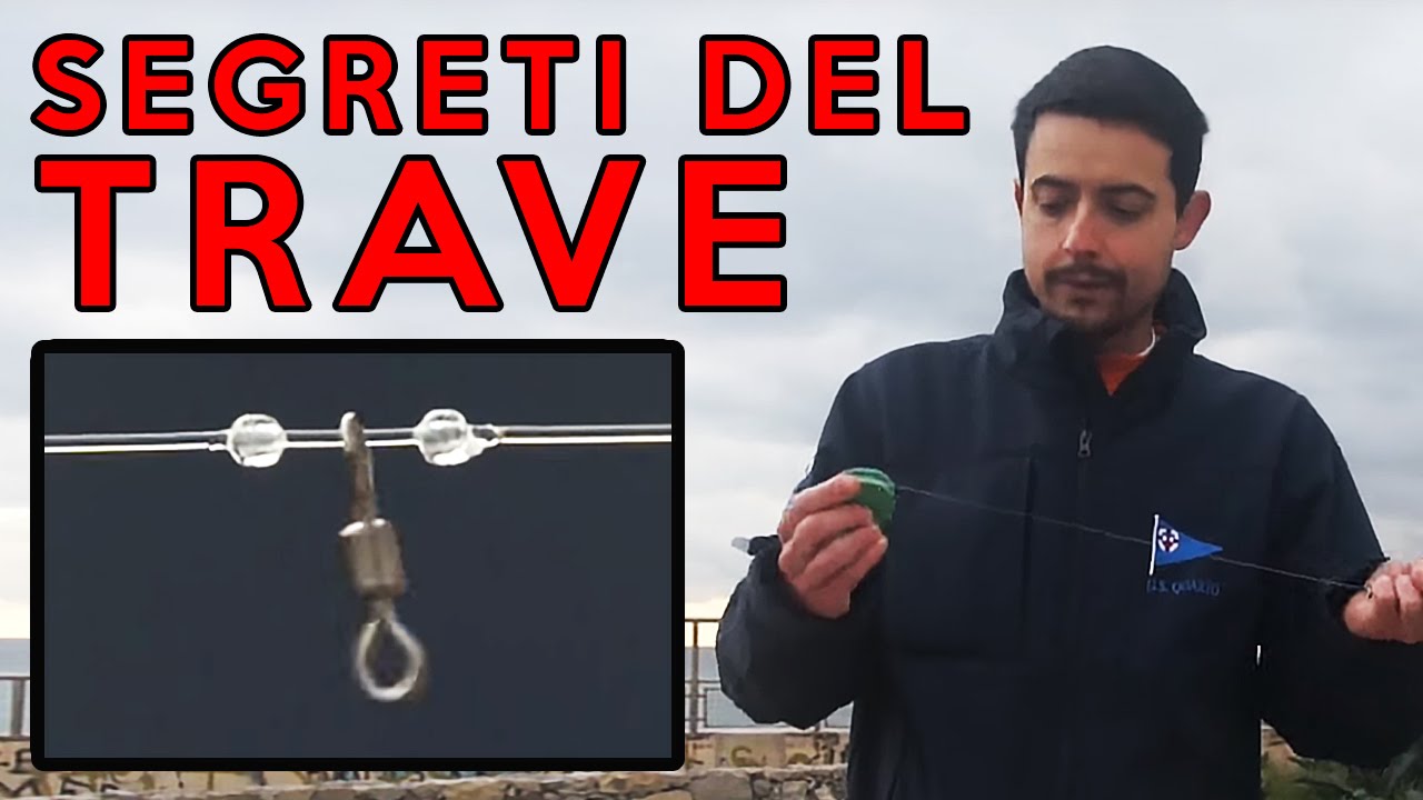 i SEGRETI del TRAVE da PESCA DALLA SPIAGGIA con canne surfcasting (Ami, Braccioli, Diametri Filo)