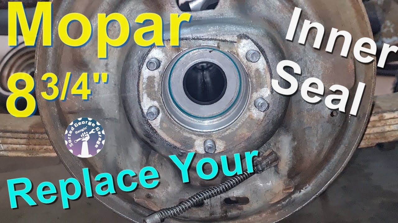 Mopar 8 3/4 - 8.75 Axle Seal - Remove And Replace