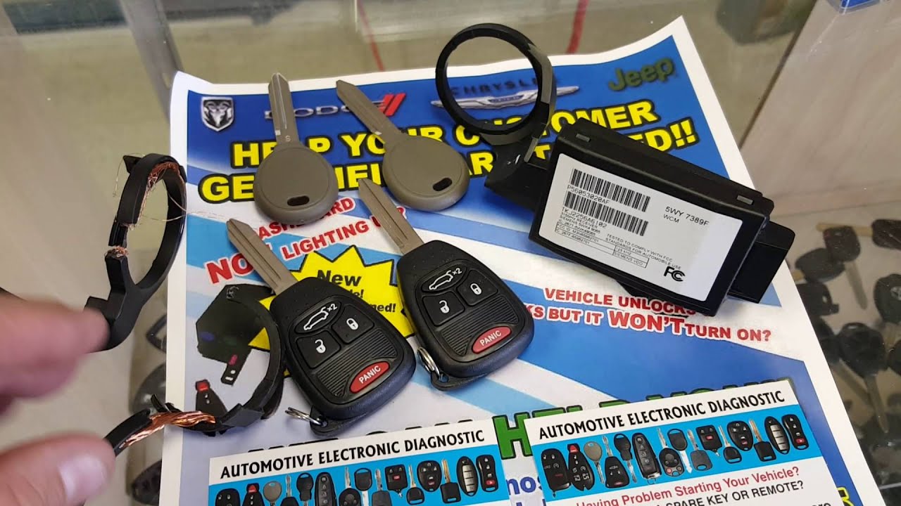 Jeep Liberty Dodge Dakota Durango immobilizer SKREEM wcm programmed to VIN, Plug & Drive