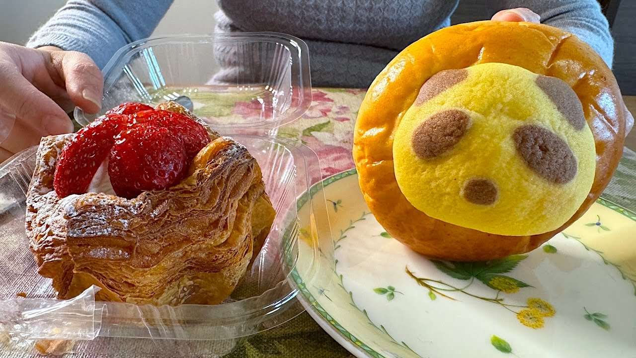 Colazione in Giappone con il dolce panda alla crema
