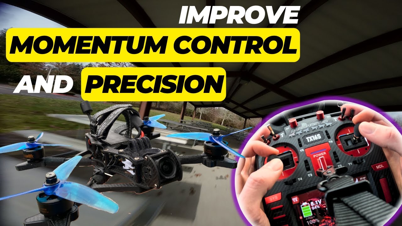 Improve your PRECISION & MOMENTUM Control using THIS DRILL | FPV Freestyle Skills Tutorial