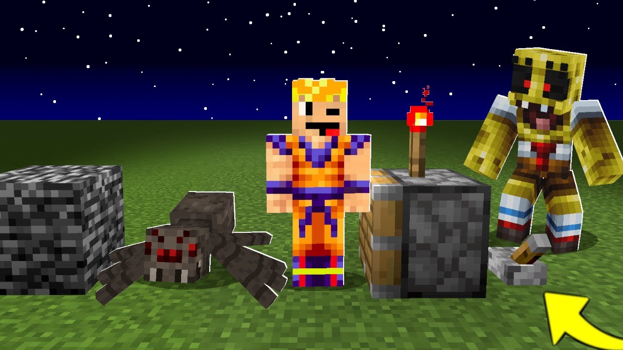 SPONGEBOB POŁĄCZYŁ MNIE z PAJĄKIEM w MINECRAFT! I STAŁEM SIĘ TYM...