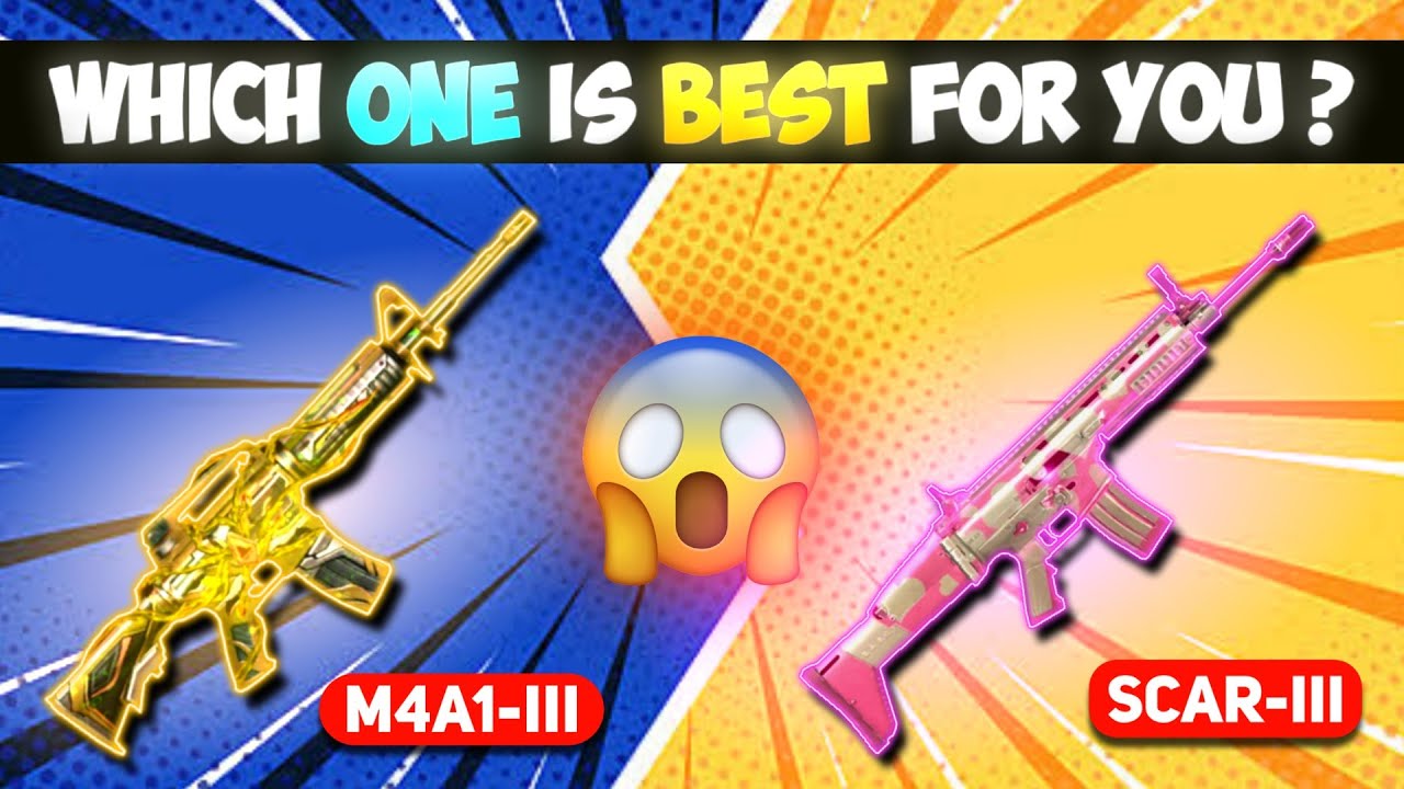 M4A1- III 🆚 SCAR - III // BEST 