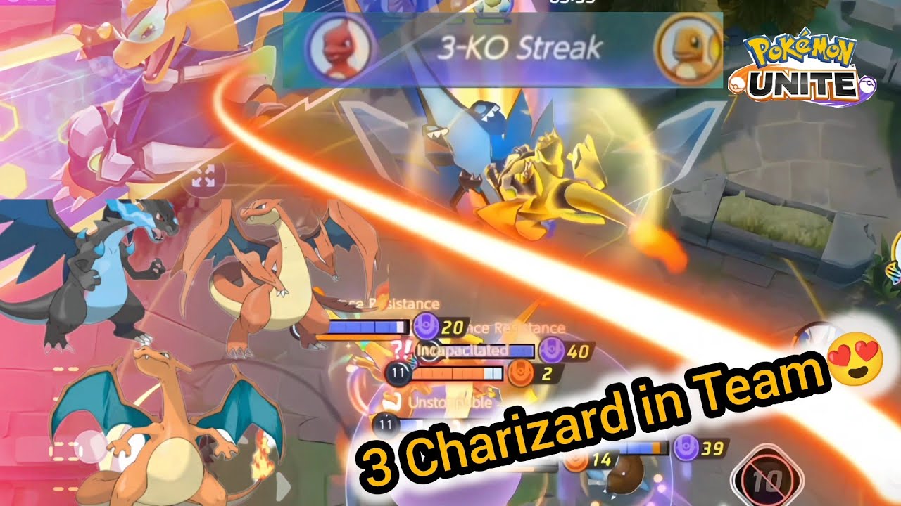 3 Charizard In The Team Dream Is Complete 😍