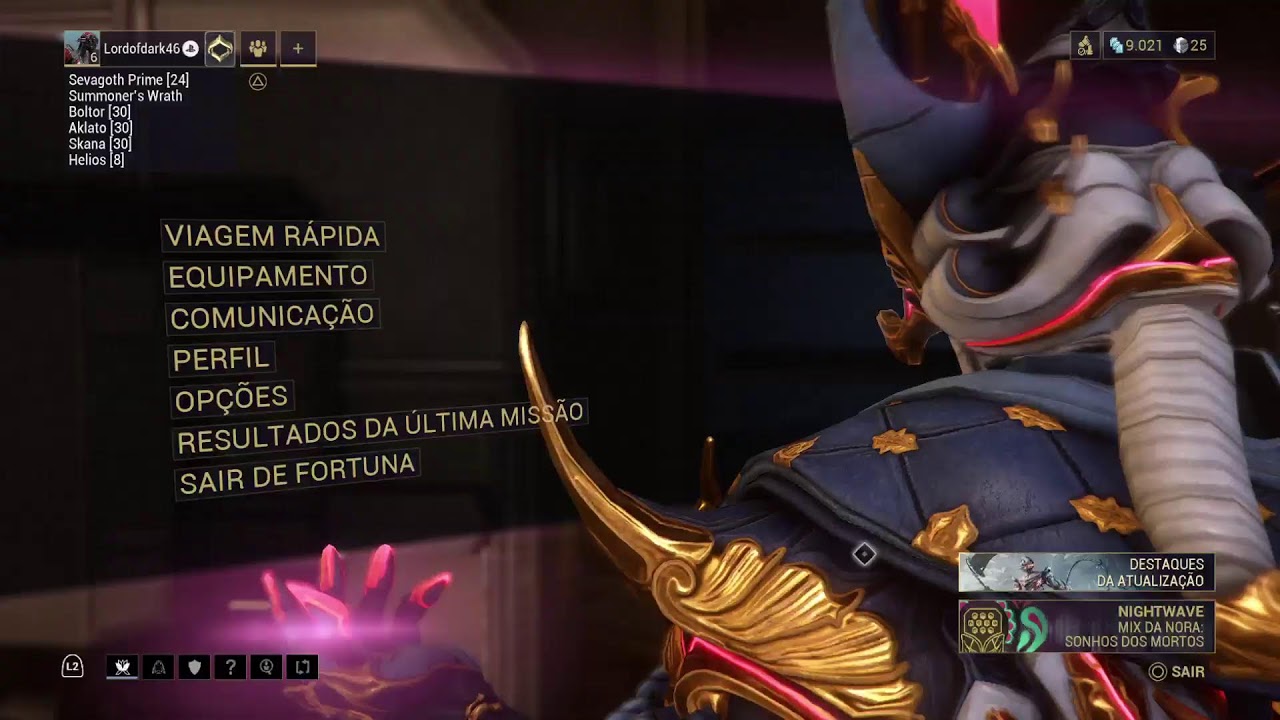 Warframe com a rapeize