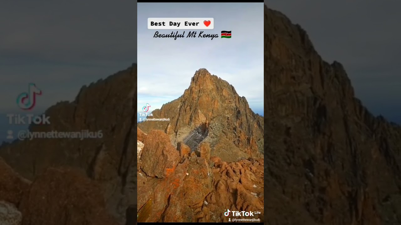 Mt Kenya is soo beautiful💗 plan your visit👌🏾📌 #mountkenya