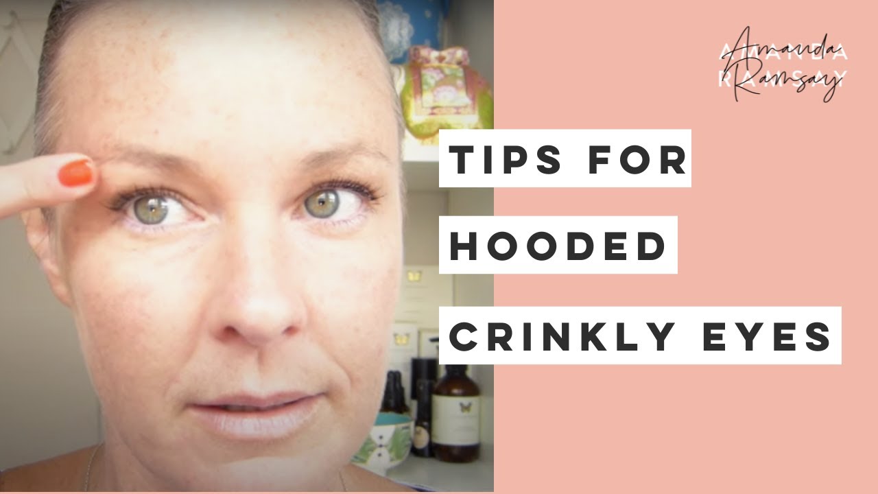 Everyday Makeup Tips for Hooded Crinkly Eyes in women over 40.