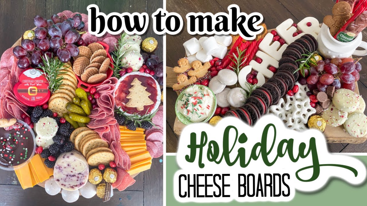 Christmas Cheese Boards | Aldi Christmas Charcuterie Board Ideas | Shop with Me on a Budget