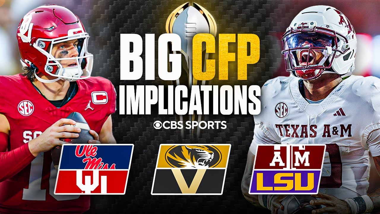 College Football Week 9 Preview: Ole Miss vs Oklahoma, Texas A&M vs LSU | BIG CFP Implications!