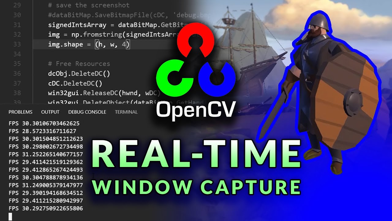 Быстрый захват окна — обнаружение объектов OpenCV в играх №4