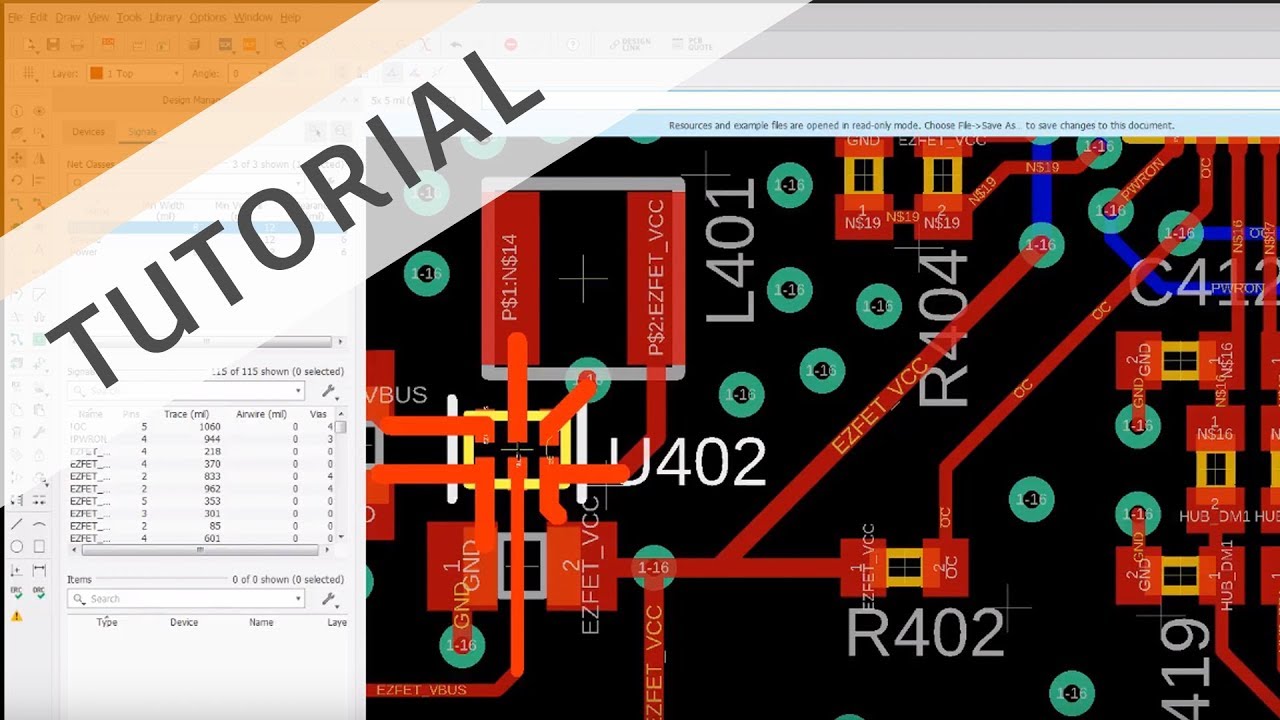 Autodesk EAGLE - Move Tip - PCB Design